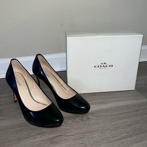 Coach Heels Black